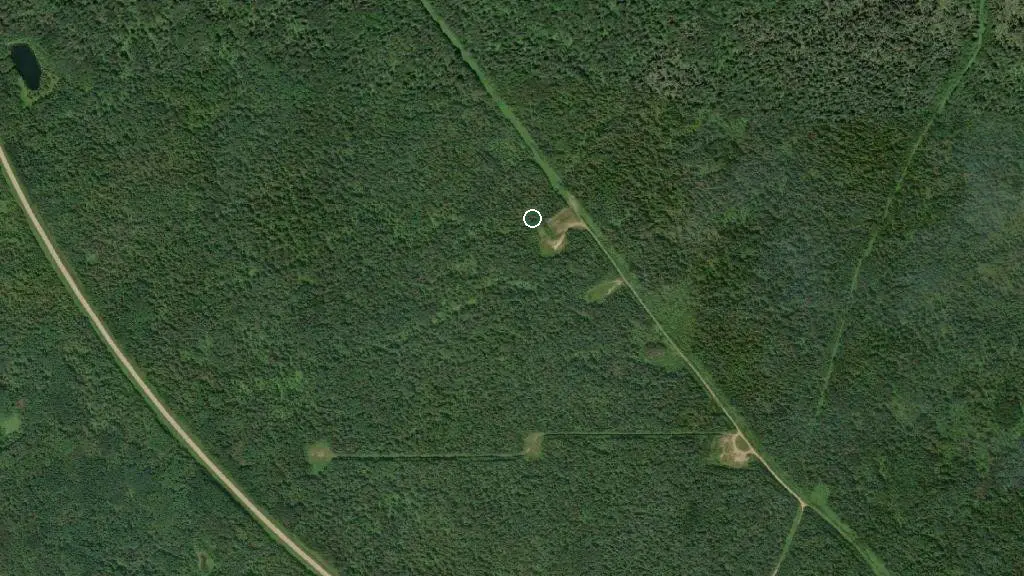 Aerial view of Lesser Slave Lake Provincial Park and surroundings
