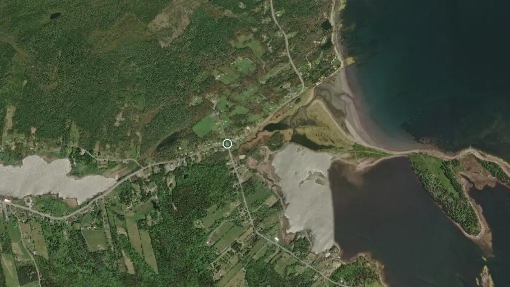 Aerial view of Shore Boat View Camping and surroundings