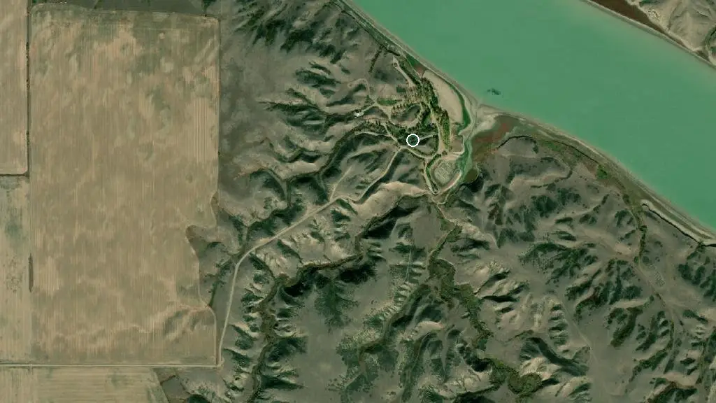 Aerial view of Cabri Regional Park and surroundings