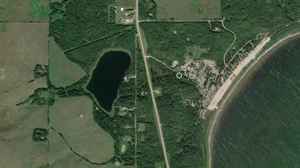 Aerial view of Campsite and surroundings