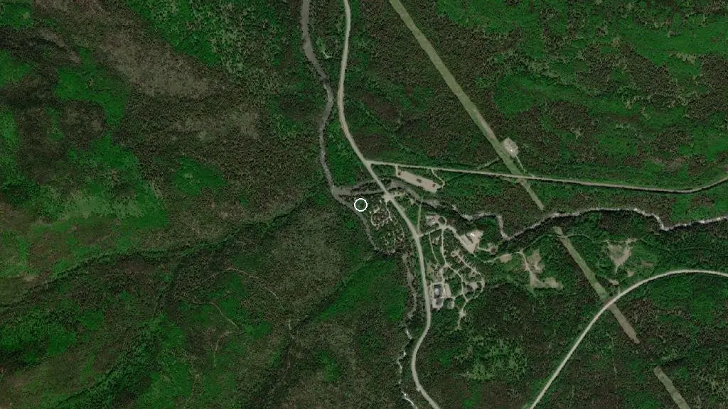 Aerial view of De la Rivière 54 and surroundings