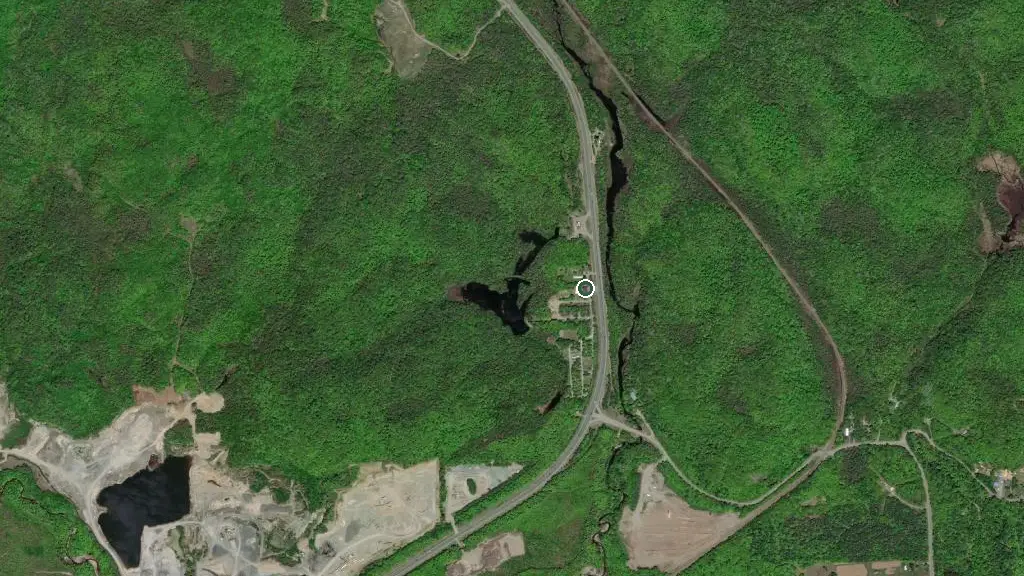 Aerial view of Glenview Cottages, RV Park & Campground and surroundings