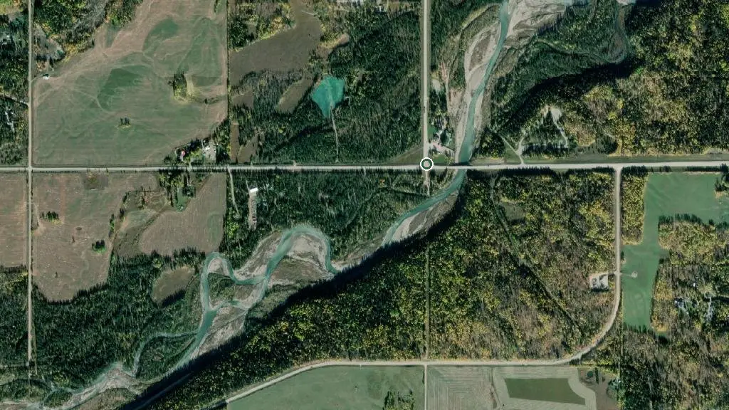 Aerial view of Clearwater Campground and surroundings